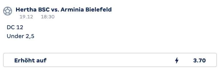 Hertha BSC vs. Arminia Bielefeld